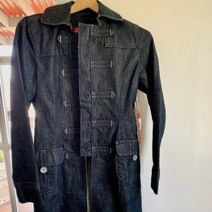 COPY - Level 99 Dark Denim Jacket - Long - NWT - Small